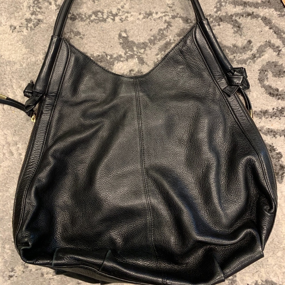 Beautiful Black Leather Foley + Corinna Bag